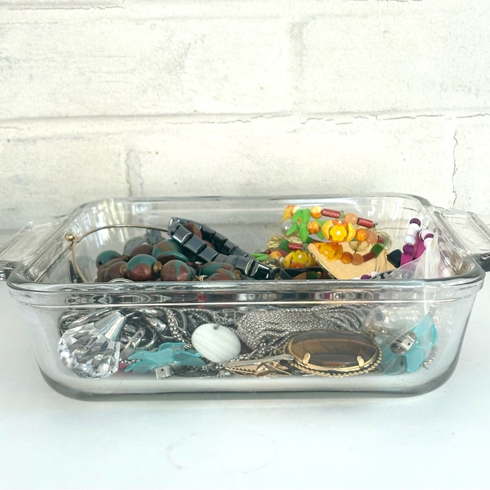 Jewelry Junk Crafting Lot Over 1 lb